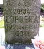 Grave of Zofia opuska, died in 1934